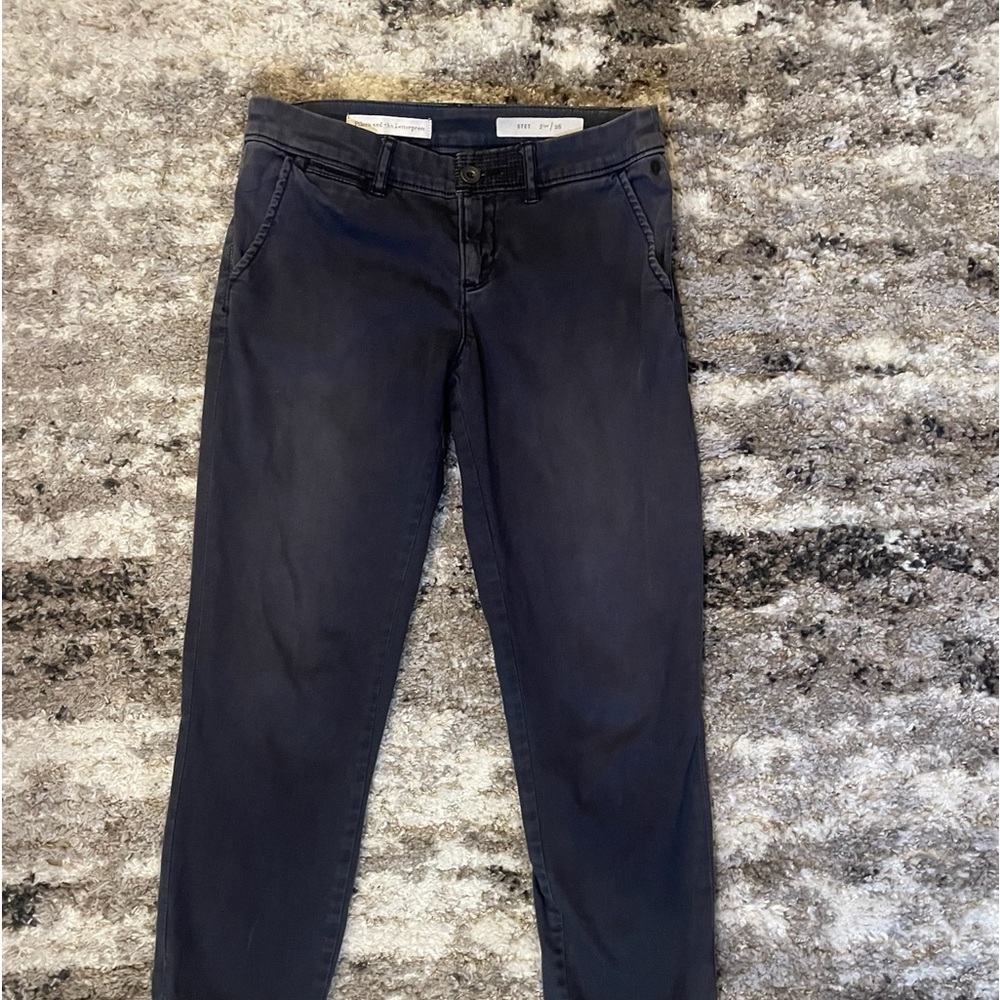 Women's Anthropologie Pilcro And The Letterpress STET Black Pants Size 26